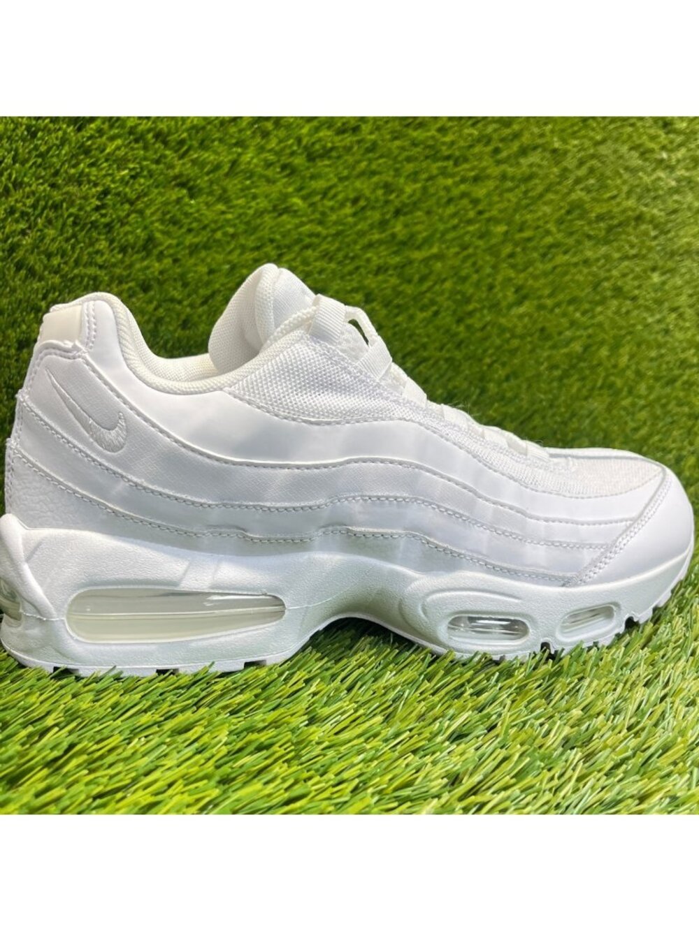 Nike Air Max 95 OG Big Bubble Mens Size 8.5 White Athletic Running Shoes Sneaker